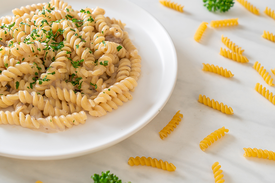 Plain fusilli using a Kenwood