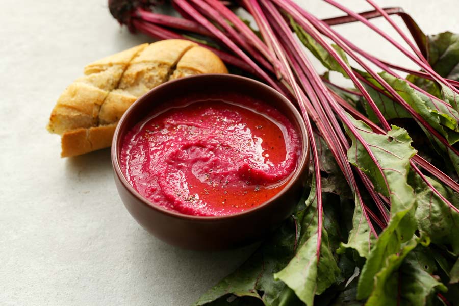 Beetroot Hummus using a Compact Cook - KudoCook
