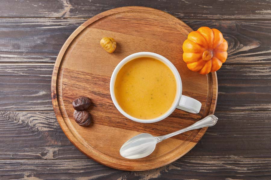 Velouté Crémeux de Potiron utilisant un Thermomix