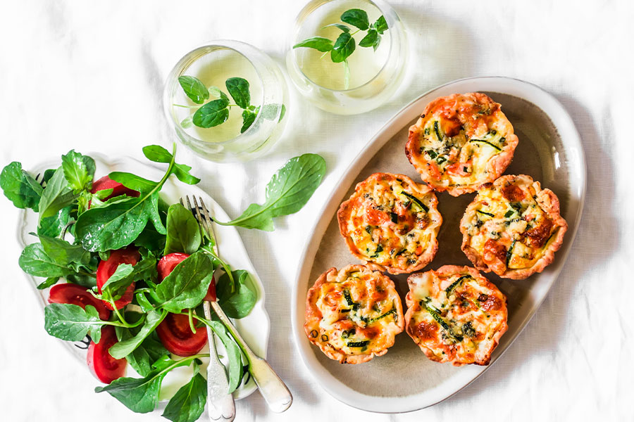 Bocaditos de Calabacín y Salmón utilizando un Fagor