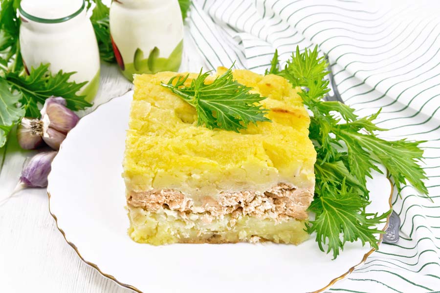 Pastel de Salmón utilizando un Thermomix