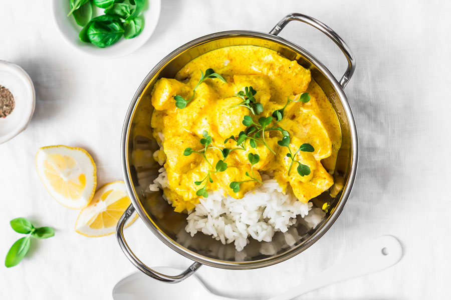 Butter Chicken (pollo a la mantequilla) utilizando un Cecotec
