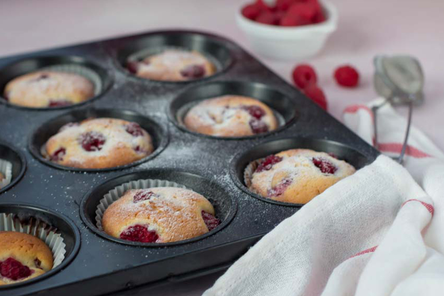 Mini Muffins aux Fruits Rouges utilisant un Thermomix