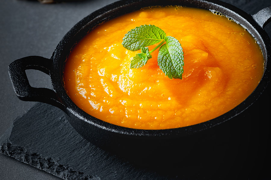 Potiron velouté utilisant un Silvercrest Monsieur Cuisine