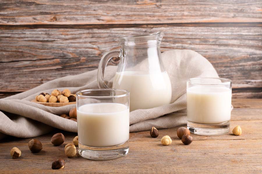 Leche de avellana casera utilizando un klarstein