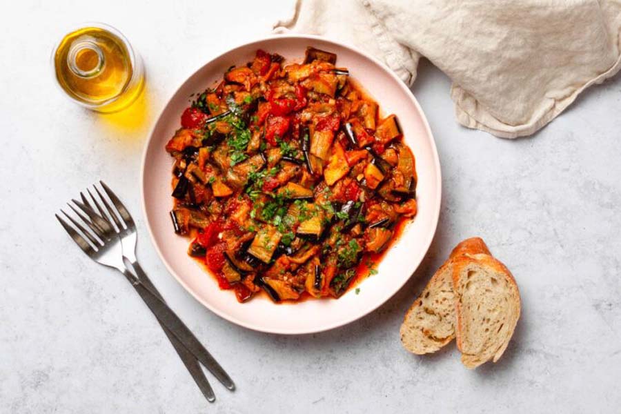Ratatouille utilisant un Compact Cook