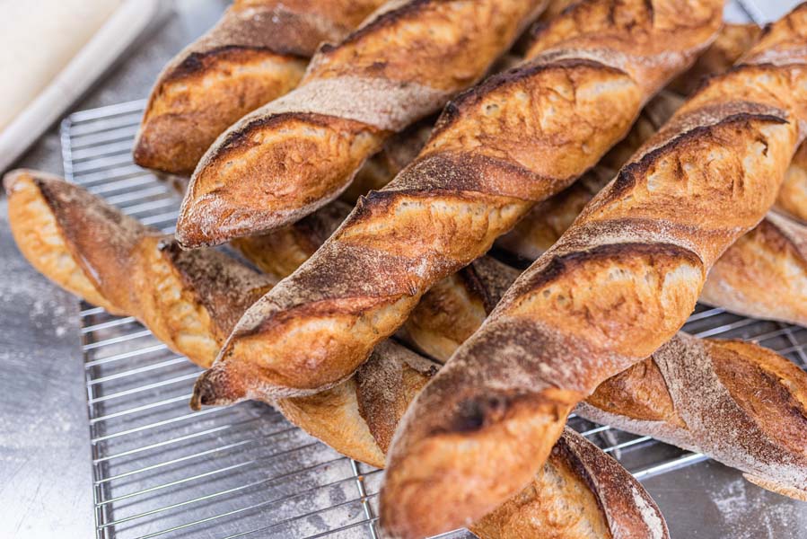 Baguettes crujientes utilizando un Silvercrest Monsieur Cuisine
