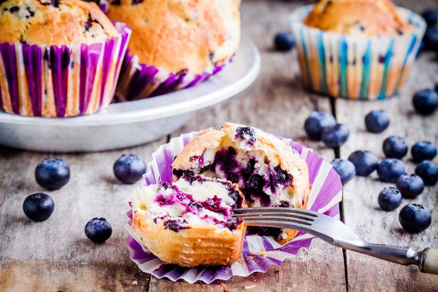 Berry Muffins using a Silvercrest Monsieur Cuisine