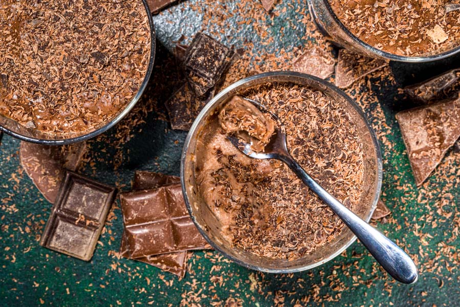 Vasitos de Postre Ferrero Rocher utilizando un Lufthous