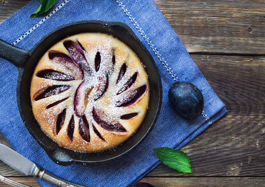 Clafoutis aux Mirabelles utilisant un Thermomix
