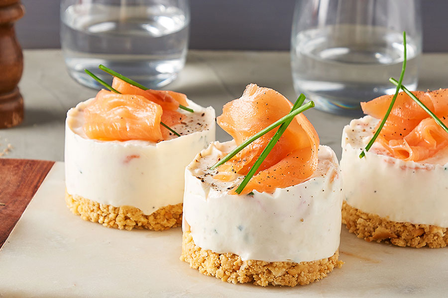 Cheesecake de Salmón Ahumado utilizando un Cecotec