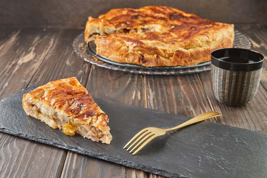 Tarta de pera y reblochón utilizando un Thermomix