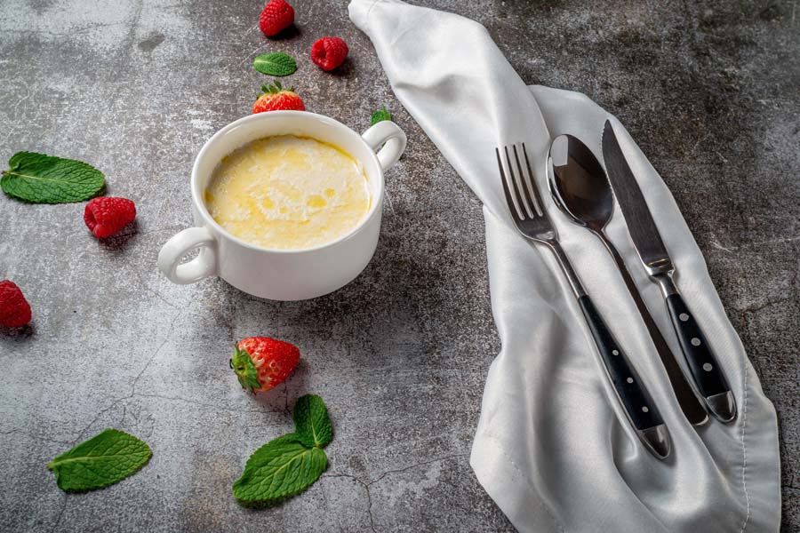 Creamy Semolina Pudding using a Magefesa