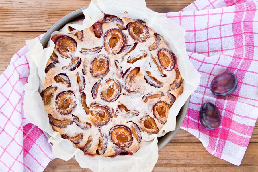 Gâteau lorrain aux prunes utilisant un Thermomix