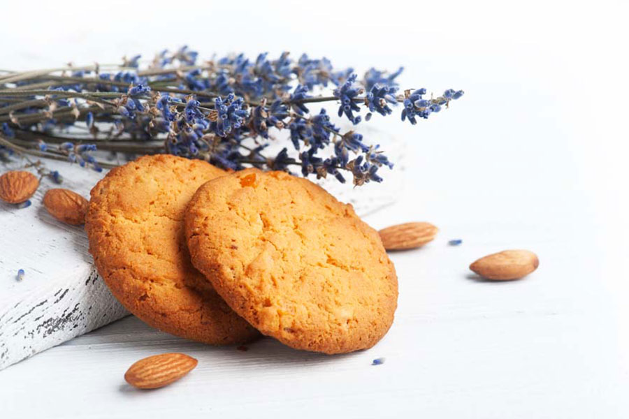 Lavender-Kissed Cookies using a Thermomix