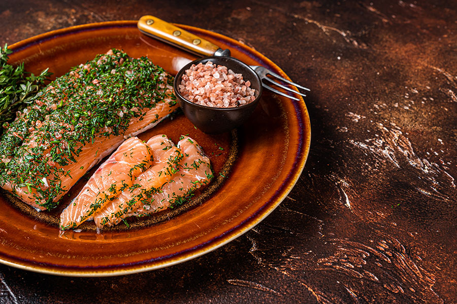 Gravlax de salmón perfecto utilizando un Fagor