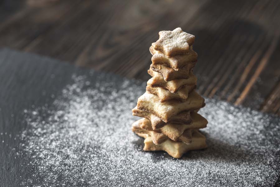 Starry Schwowebredele using a Thermomix