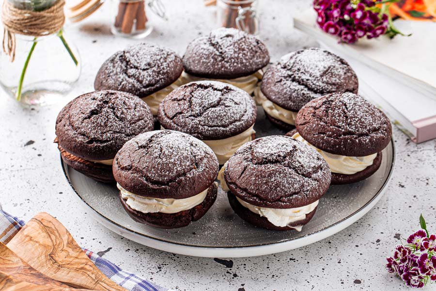Chocolate Whoopie Pies using a Thermomix