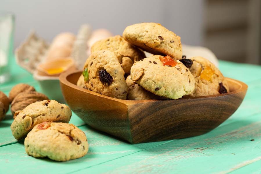 Biscuits Romarin-Abricot utilisant un Thermomix