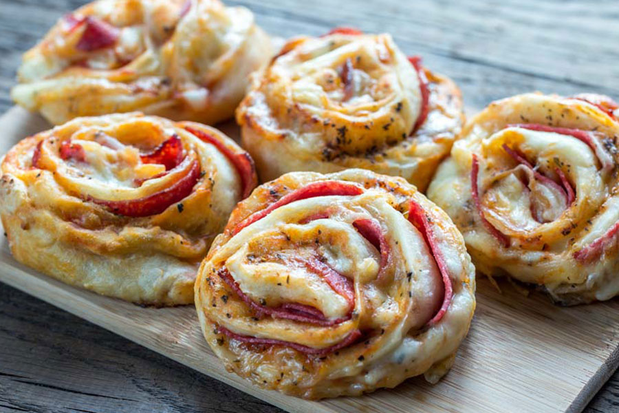 Rollitos de Chorizo y Queso utilizando un Lufthous