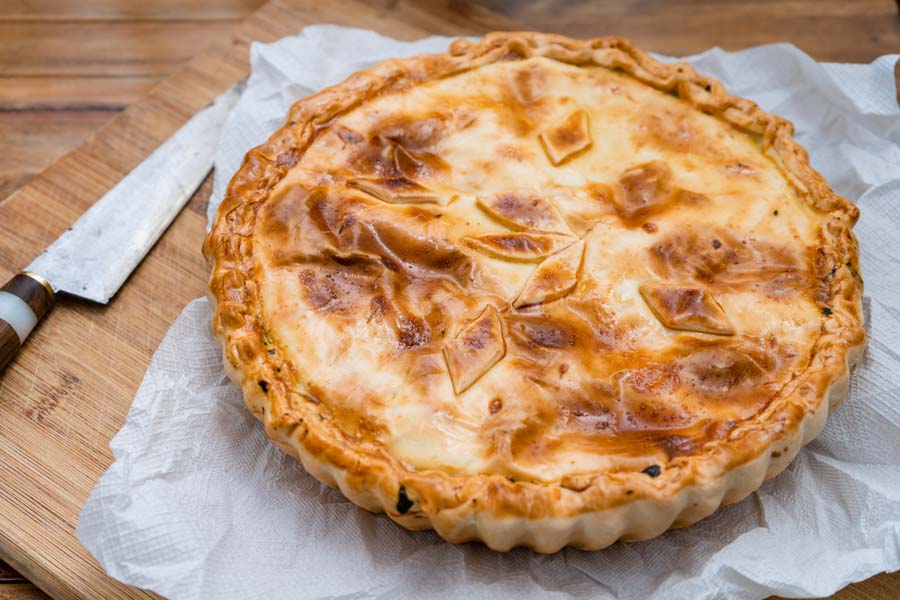 Tarta Salada utilizando un Moulinex i-Companion