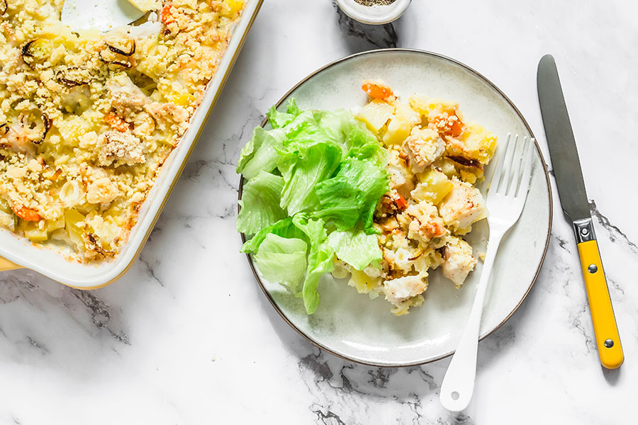 Savory Vegetable Crumble using a Thermomix