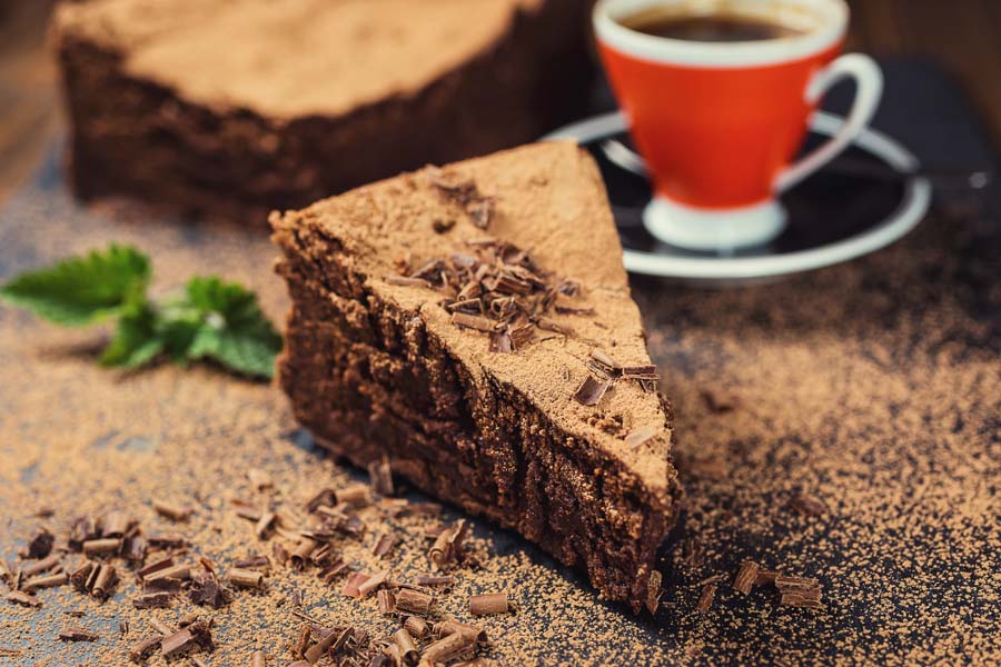 كعكة ماكارون بالشوكولاتة باستخدام Thermomix