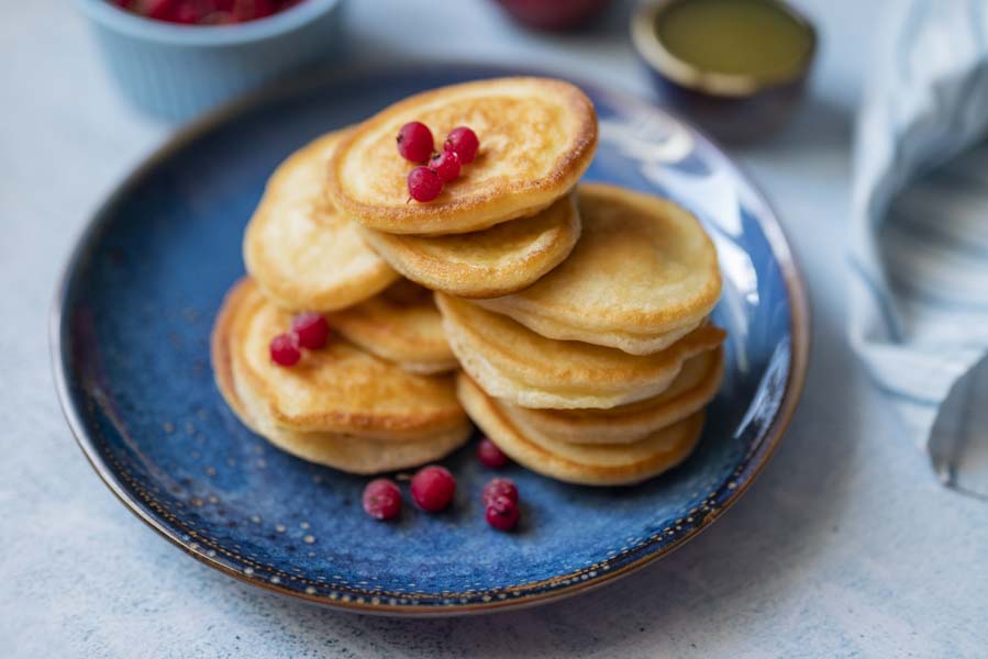 بليني ذهبي مكدس باستخدام Thermomix