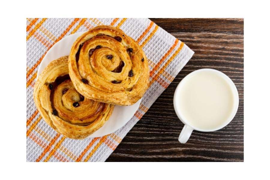 Pains aux raisins utilisant un Lufthous