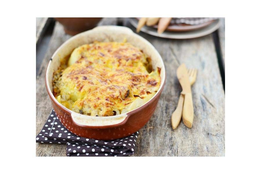 Gratin de Pommes de Terre au Comté utilisant un Compact Cook