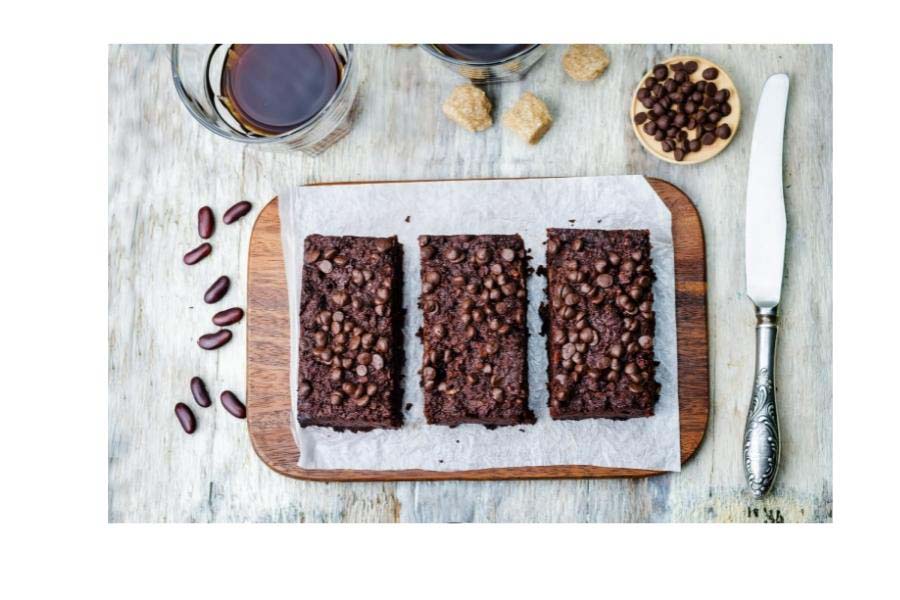 Red Bean Chocolate Brownie using a Thermomix