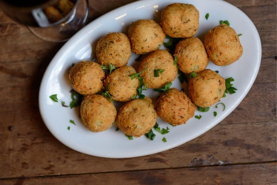 Salmon bites using a Küken