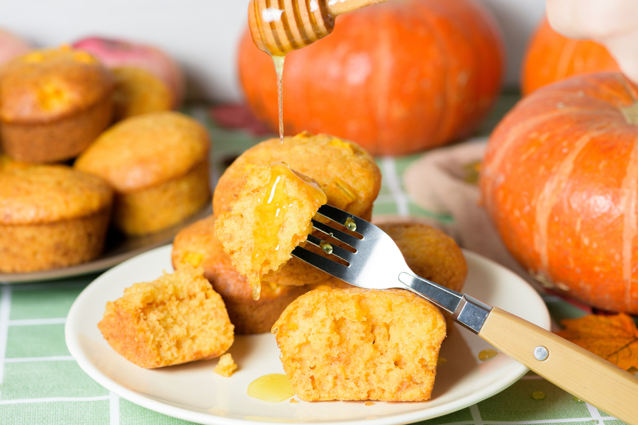 Small pumpkin flans using a Thermomix