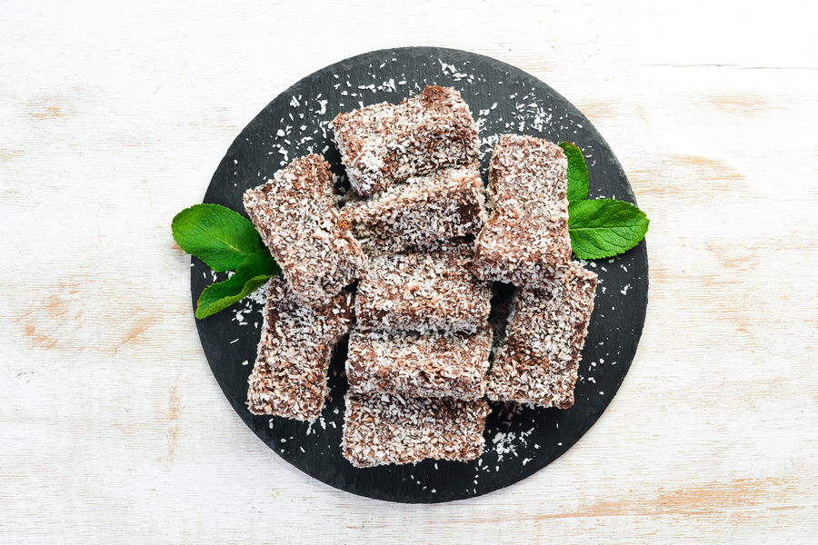 Barritas de coco y chocolate utilizando un Thermomix