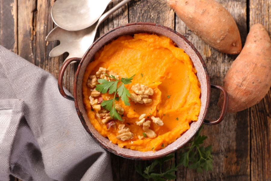 Asian flavored mash using a Thermomix