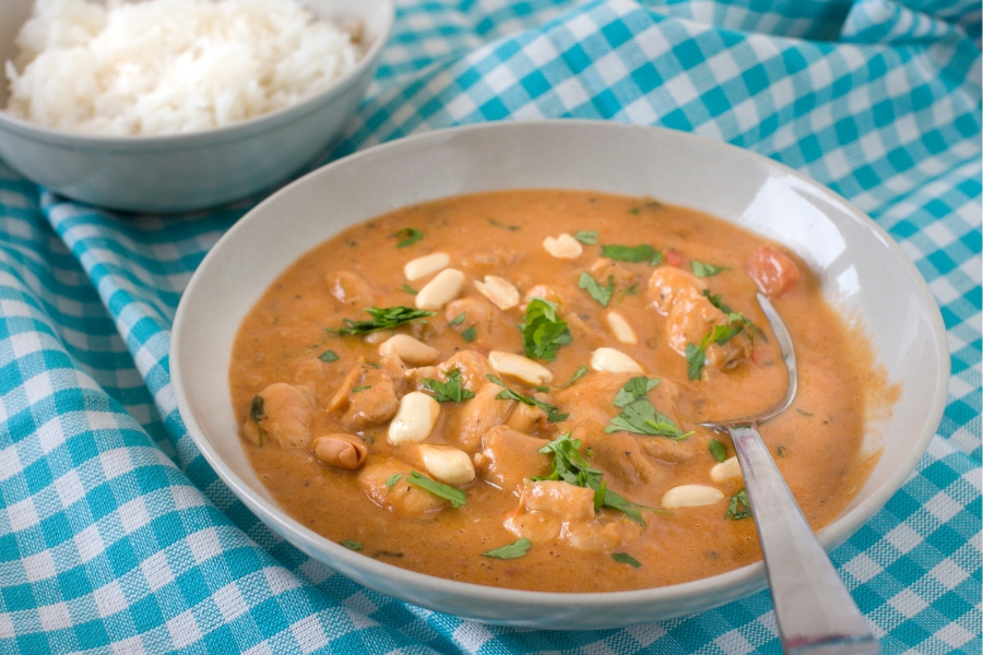 Pollo Con Mantequilla De Maní utilizando un Create