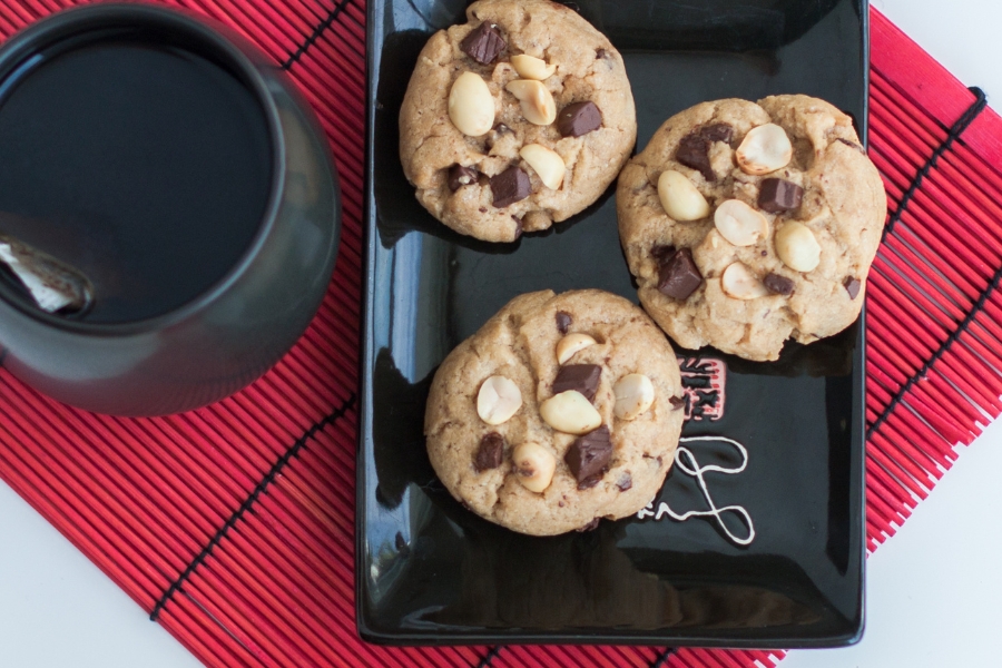Galleta de chocolate con maní utilizando un Kenwood