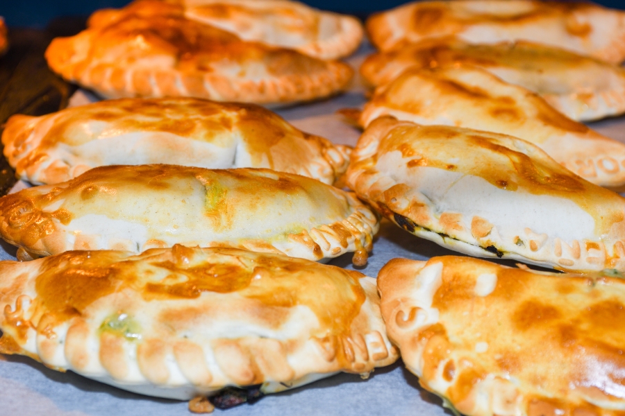 Chausson ricotta poulet et coriandre utilisant un Thermomix