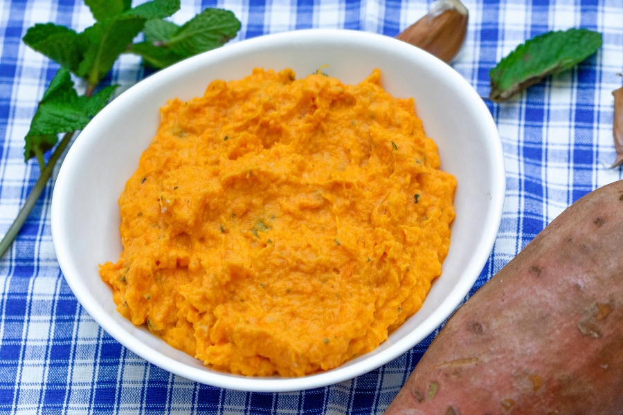 Puré De Patatas Dulces Y Coliflor utilizando un Cecotec