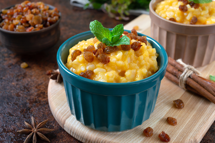 Gachas De Calabaza, Arroz Y Pasas utilizando un Magefesa