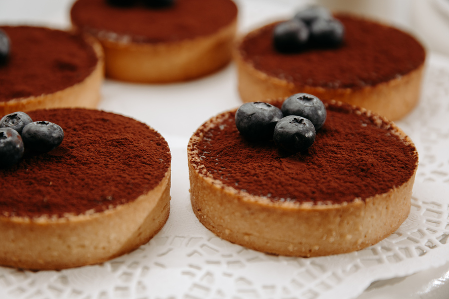 Tartaletas con frutos rojos y chocolate utilizando un Thermomix