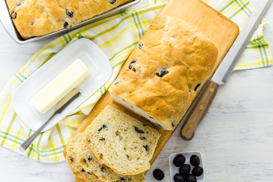 Olive bread using a Thermomix