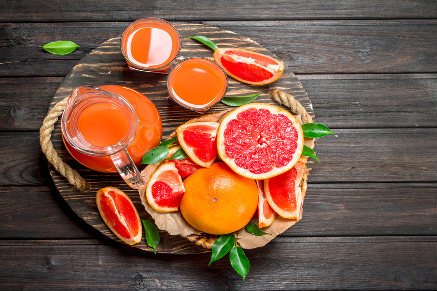 Fresh grapefruit juice using a Create
