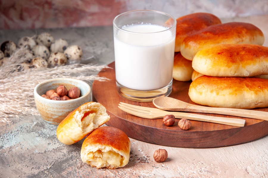 Pain au lait à la crème vanillée utilisant un Create