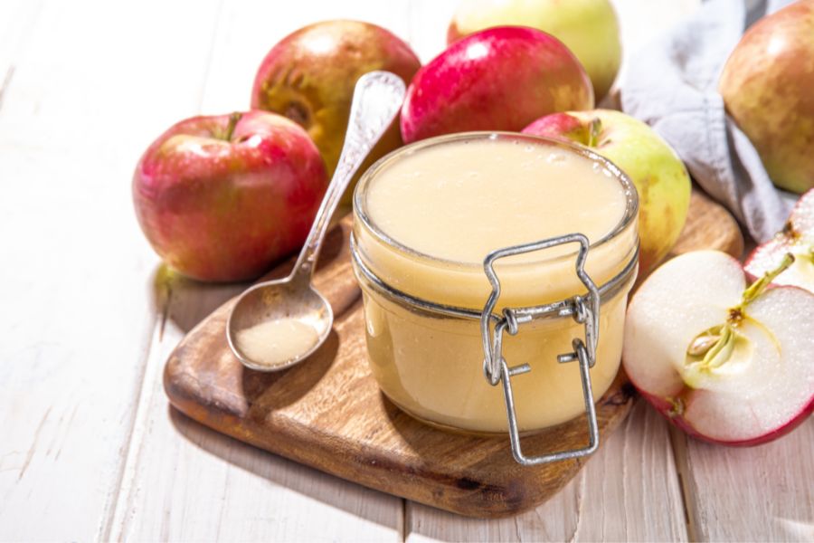 Beurre de pomme utilisant un Thermomix