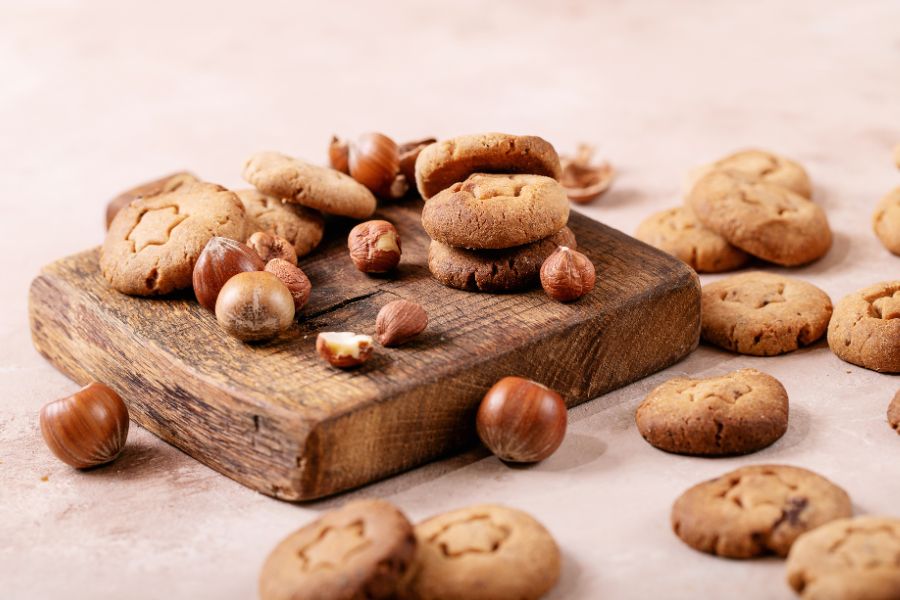 Galletas festivas de avellana utilizando un Thermomix