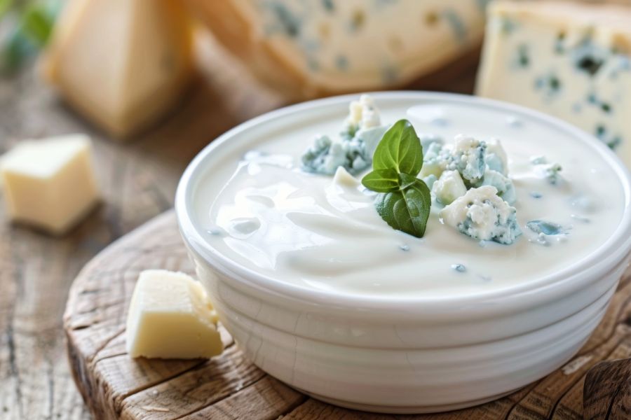 Salsa Roquefort utilizando un Thermomix