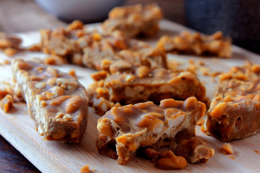 Croustillant au Beurre de Cacahuète utilisant un Thermomix