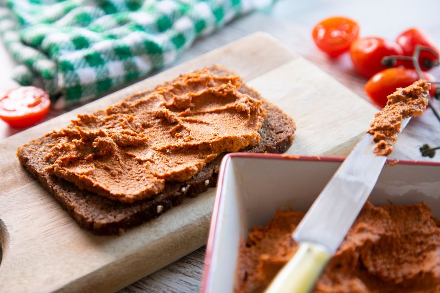 Pâte à tartiner Chorizo utilisant un Thermomix