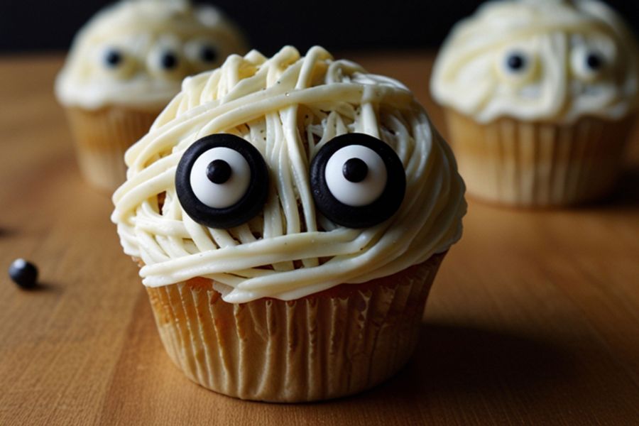 Cupcakes Momia utilizando un Thermomix